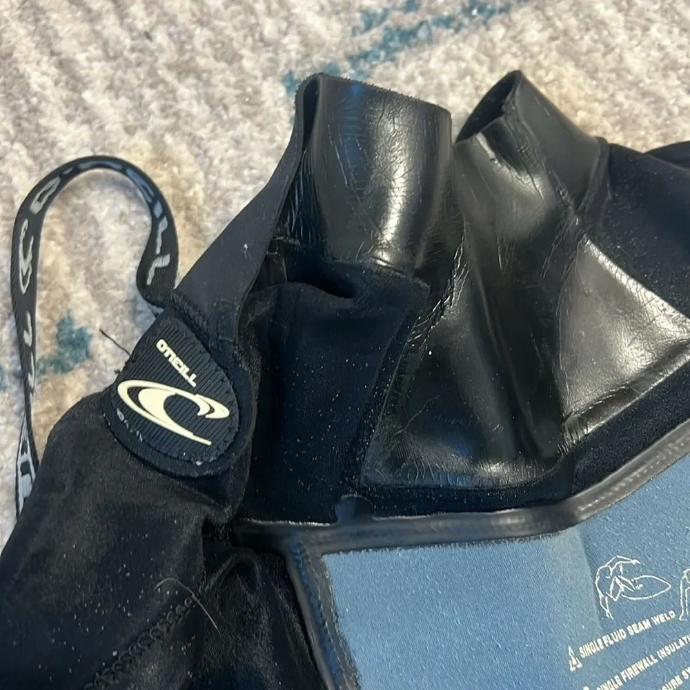 O’Neill Black Wetsuit Green Blue Gray Size 10